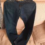 Spodnie jeans granat 108 w pasie