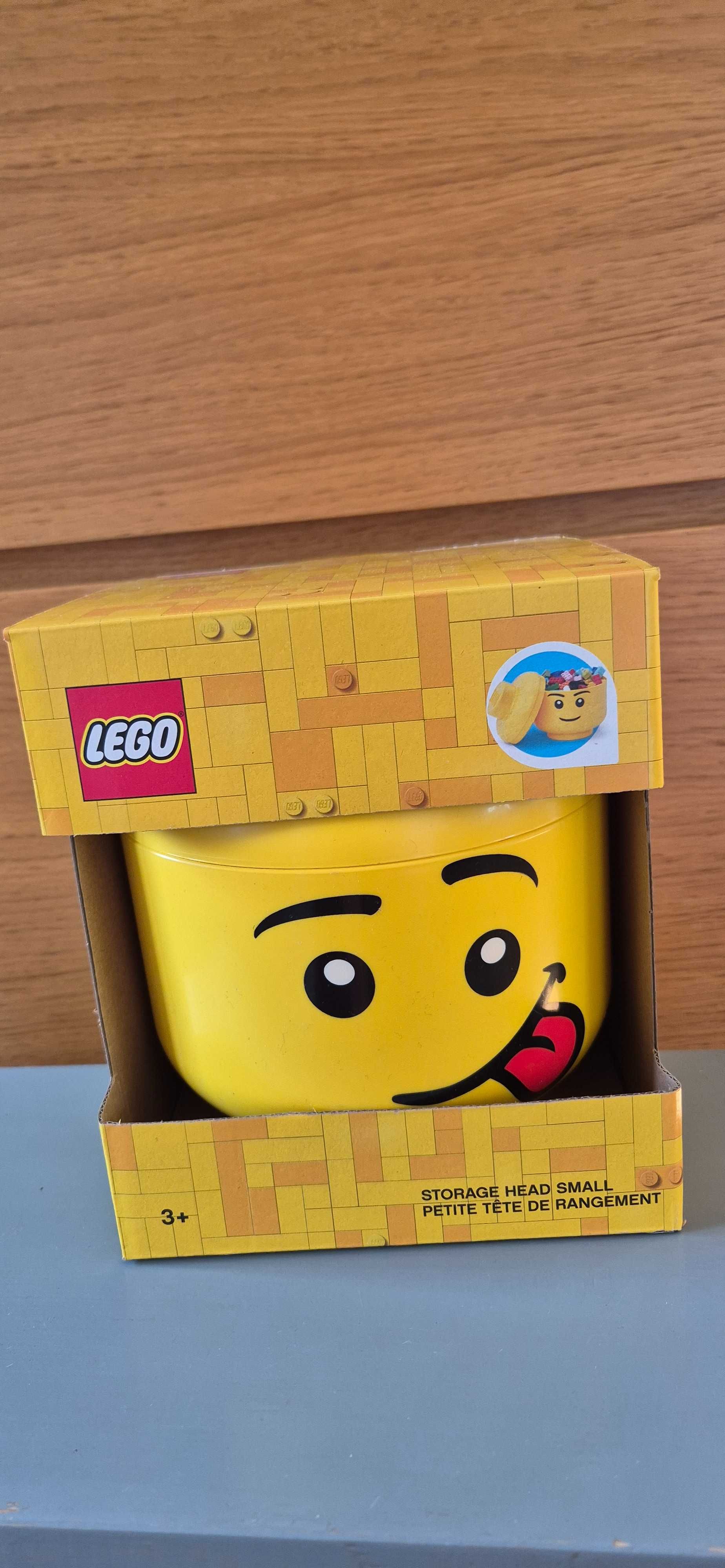 Głowa Lego pojemnik