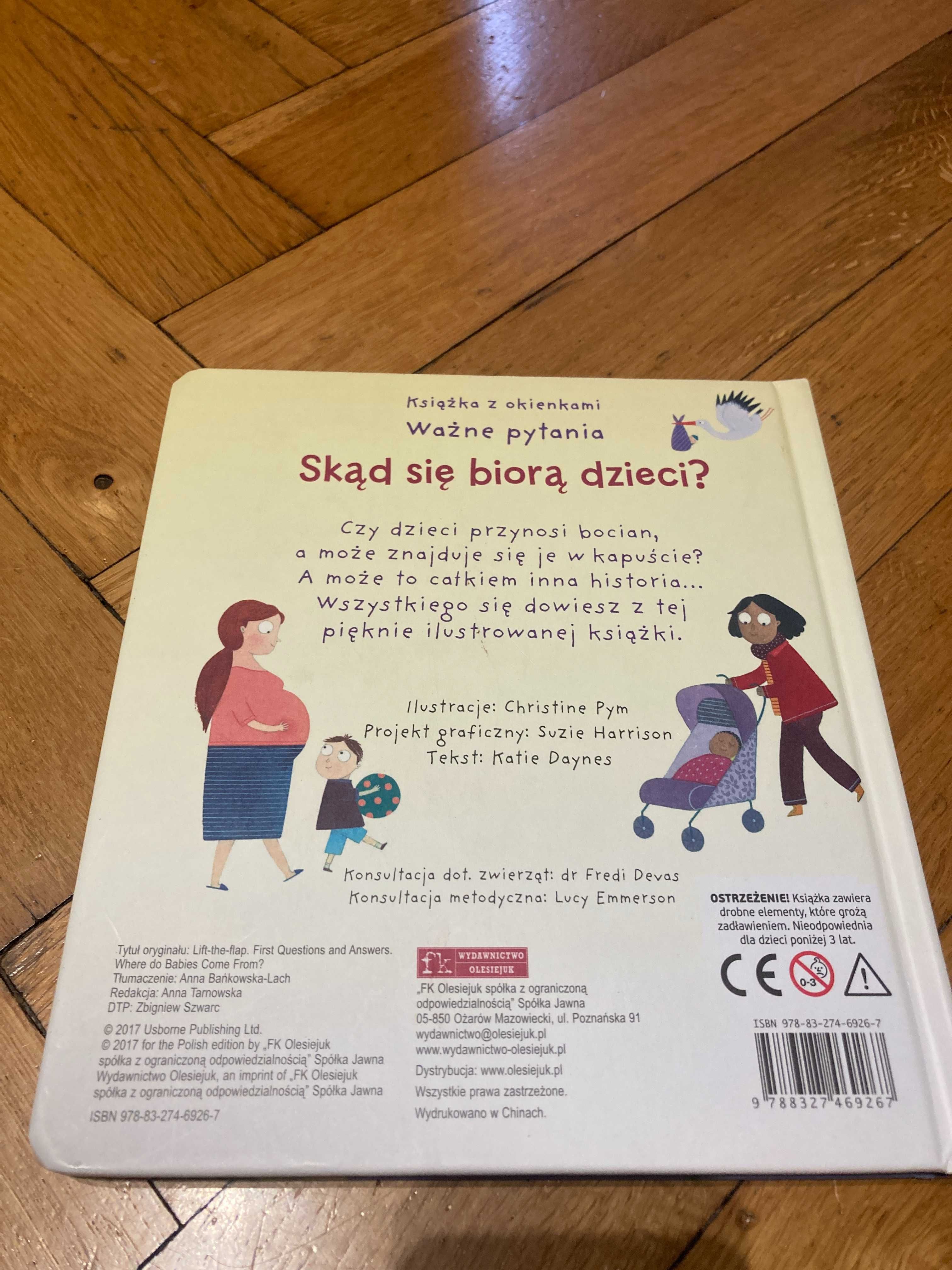 USBORNE Ważne pytania: Skąd się biorą dzieci oraz Jak widzimy?