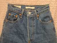 Levi's Levis spodnie jeansowe Ribcage Straight granatowe W23 L27