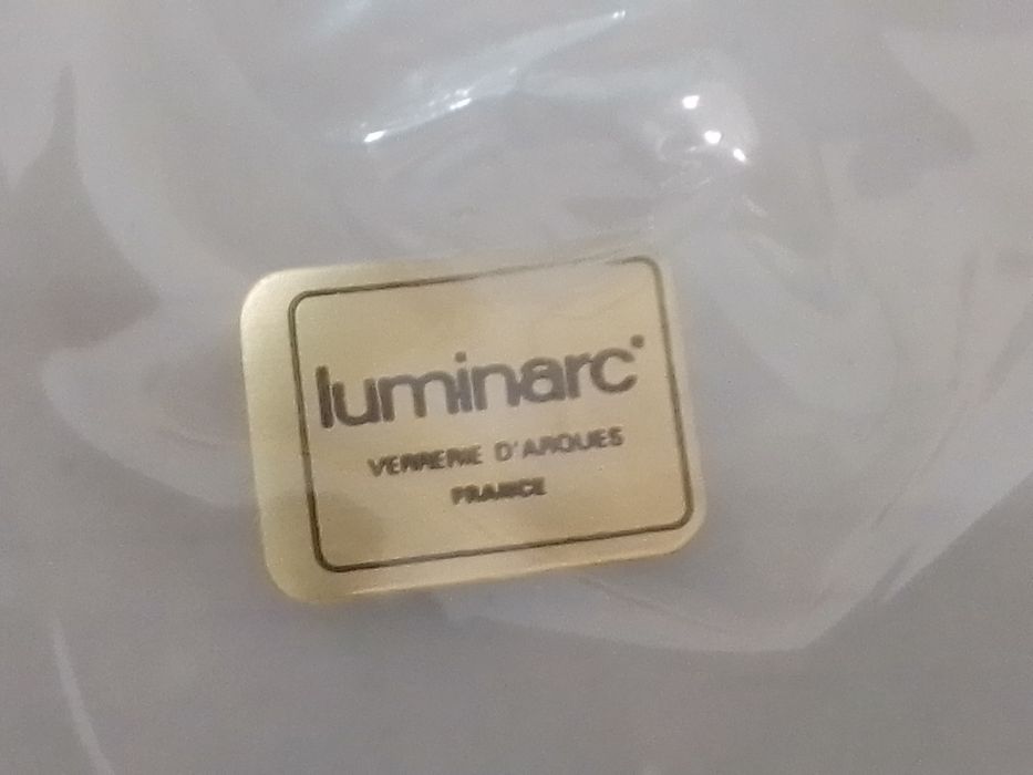Cinzeiro de cristal Luminarc dos anos 80