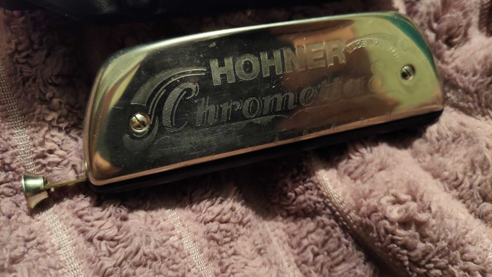 Губна гармошка Hohner chrometta 8. Як нова. + Чохол