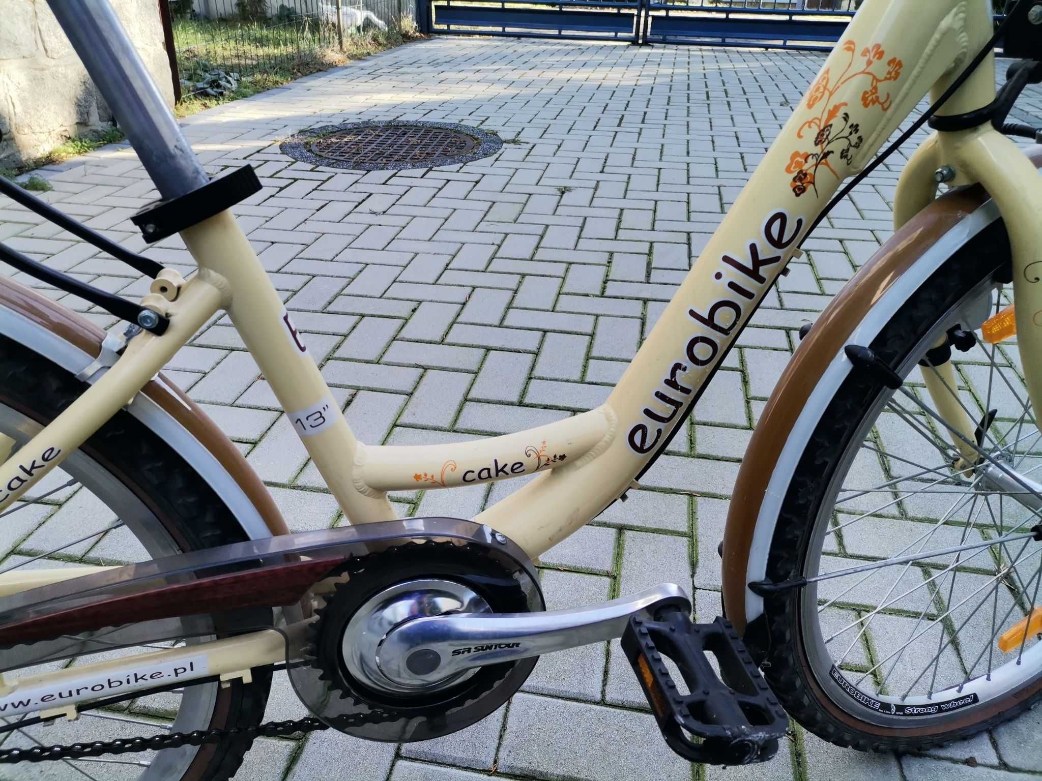 Rower eurobike damka z koszykiem