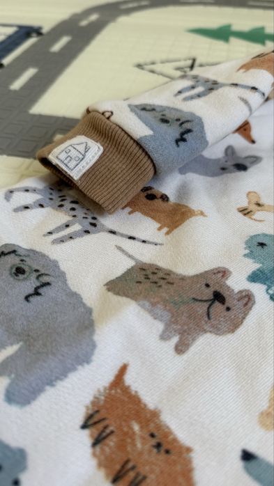 Комбінезон/ромпер на флісі next 3-6 місяці 74