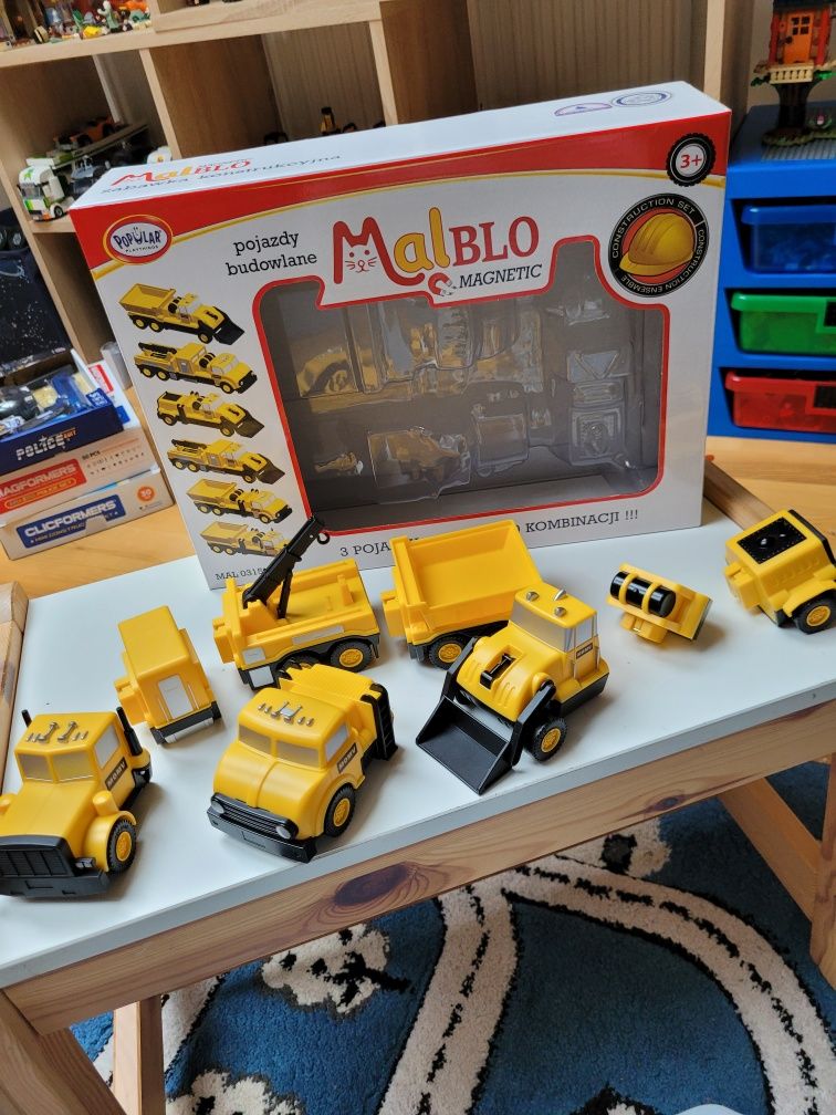 MalBlo magnetic pojazdy budowlane