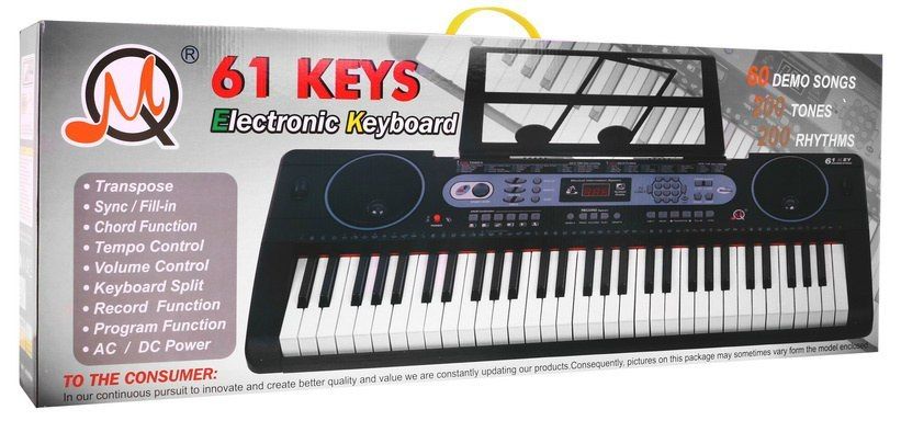 KEYBOARD - SYNTEZATOR z wejściem USB + Bluetooth