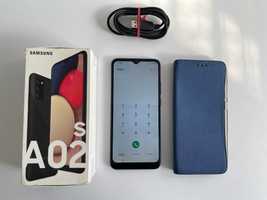 Samsung A02s, Sprawny w 100%, Stan dobry, Kolor Black, 32gb