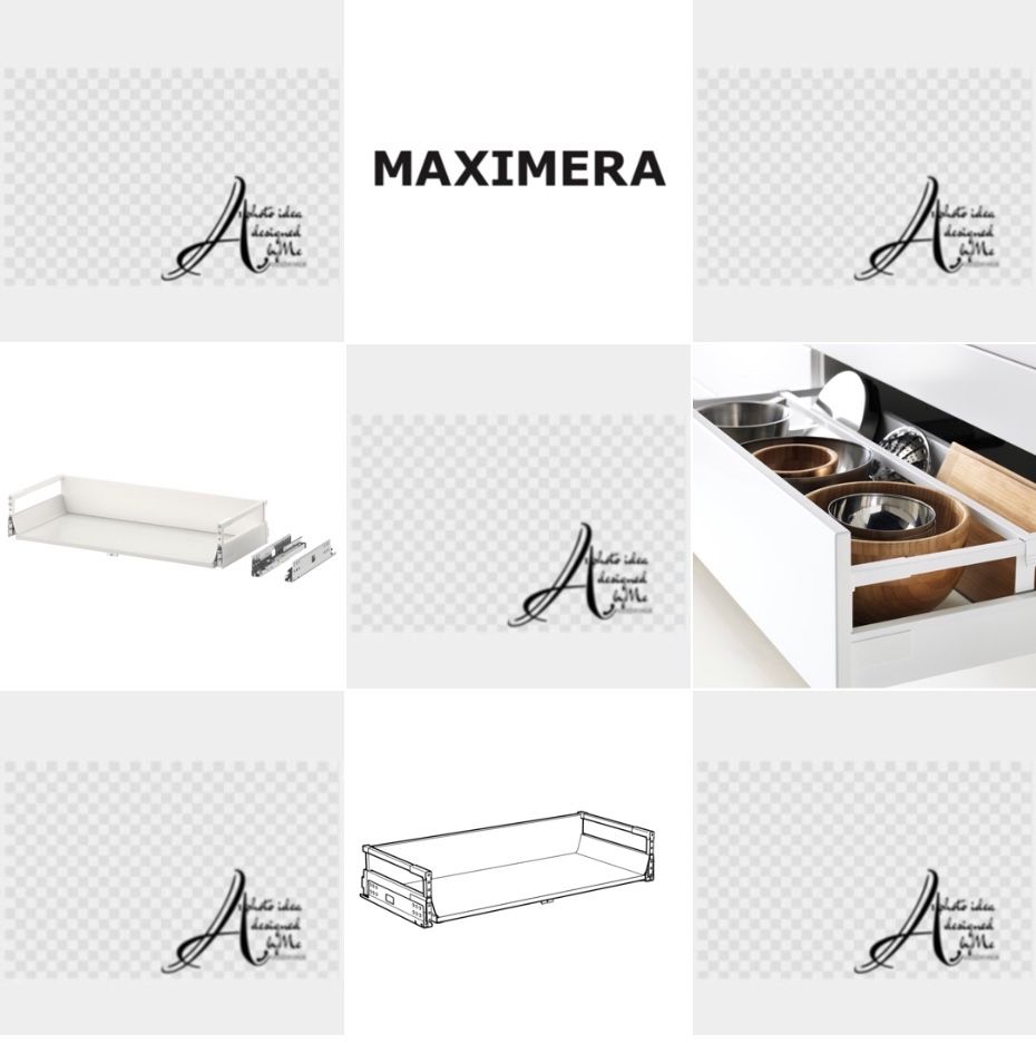 80x60 cm. M A X I M E R A ikea metod utrusta knivshult niska szuflada