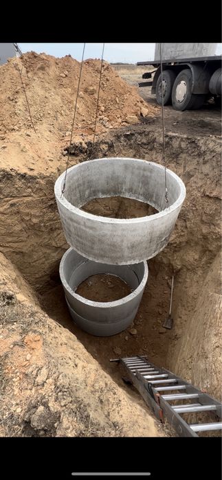 Вигрібна яма,каналізація,кольца Ж/Б
