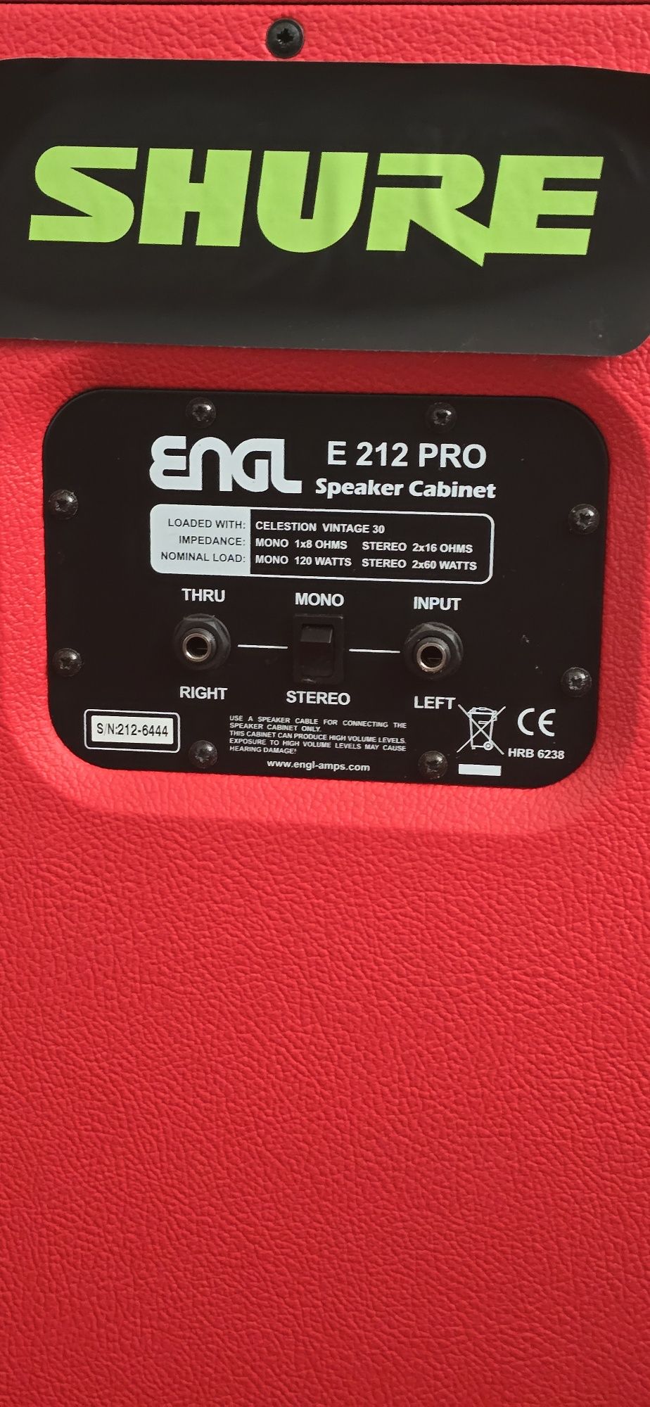 Engl E212VBSR Pro LTD Red