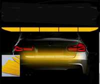 Светоотражающая наклейка на багажник авто из 5 частей жёлтая
