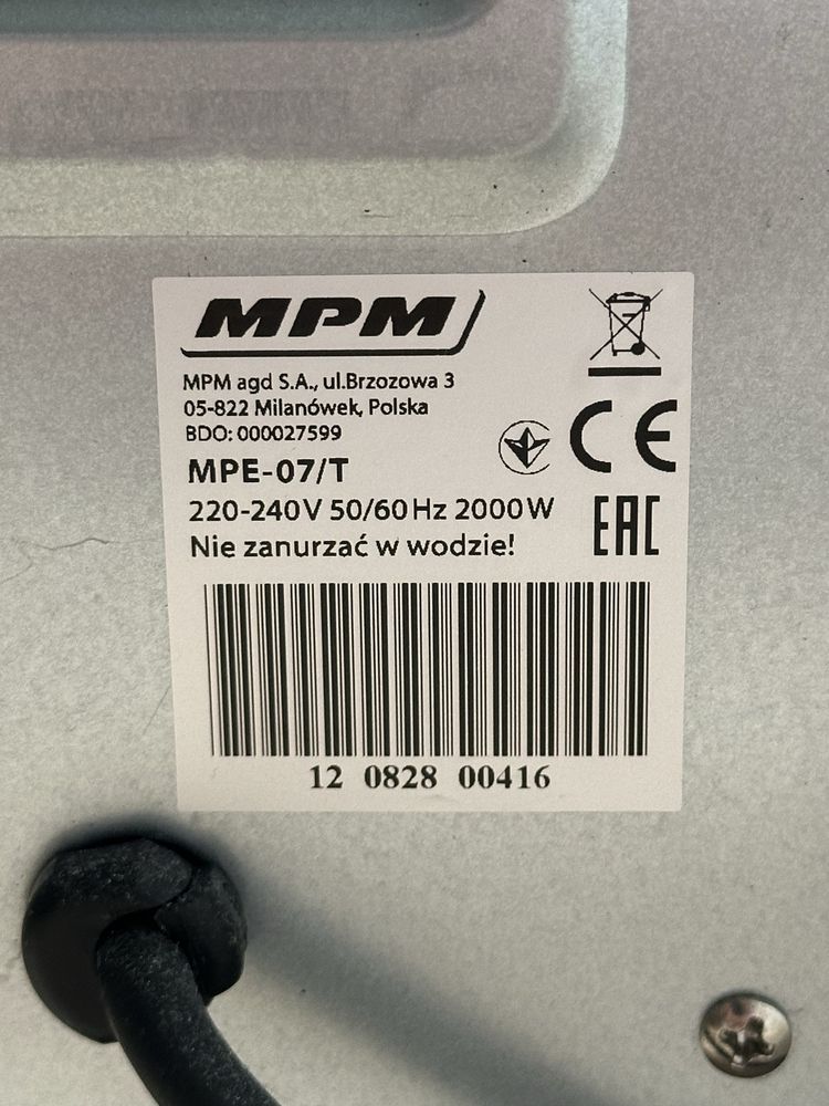 Piekarnik mpm MPE-07/T