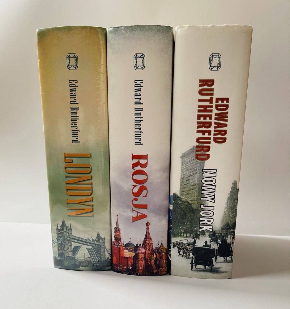Edward Rutherfurd Nowy Jork Rosja Londyn