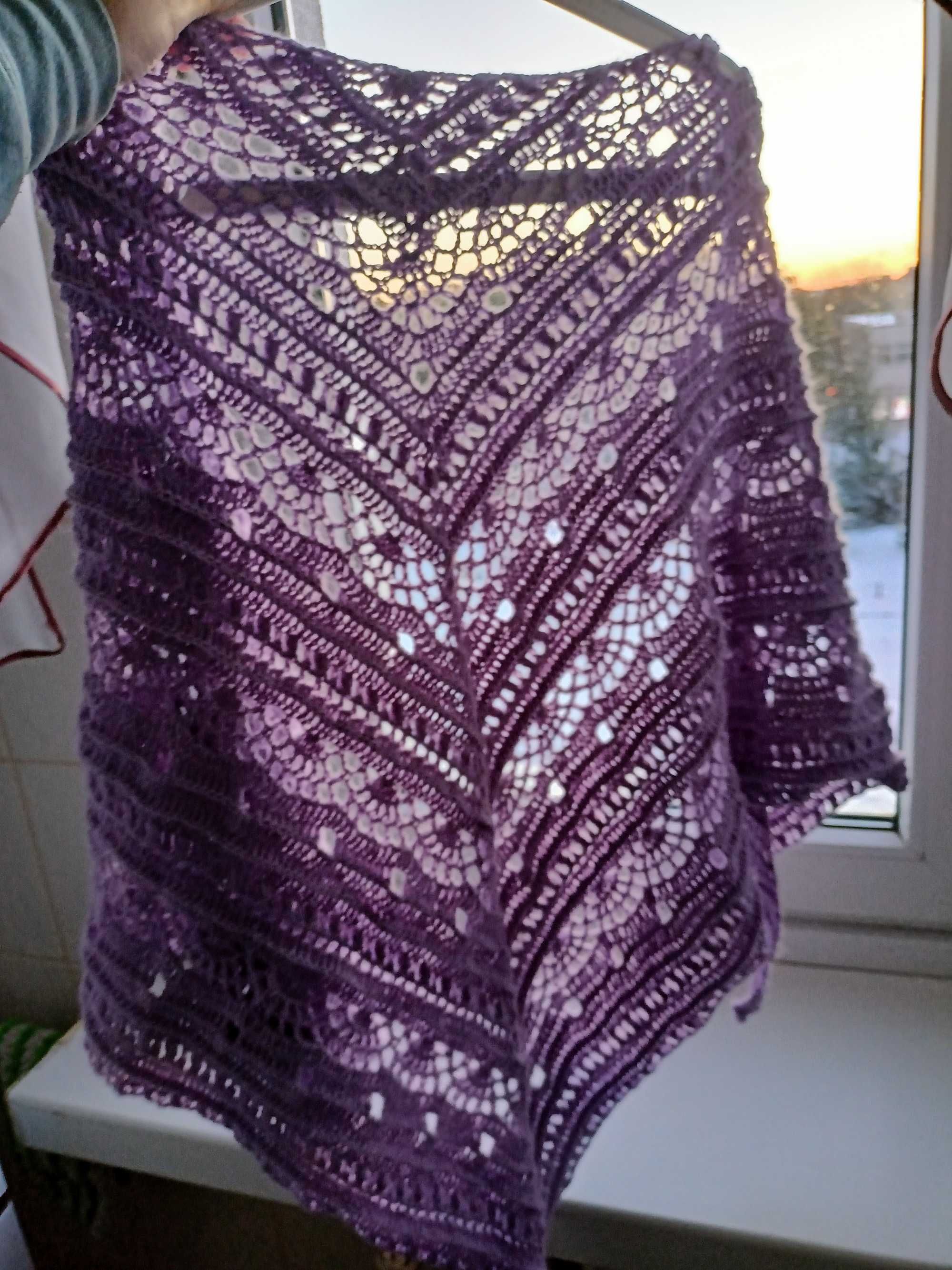 Chusta ręcznie robiona na szydełku handmade