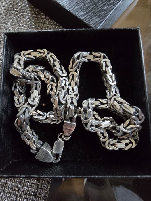 Łańcuszek srebrny nowy 96,4 g