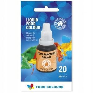 Barwnik Spożywczy W Płynie - Pomarańczowy - 20Ml