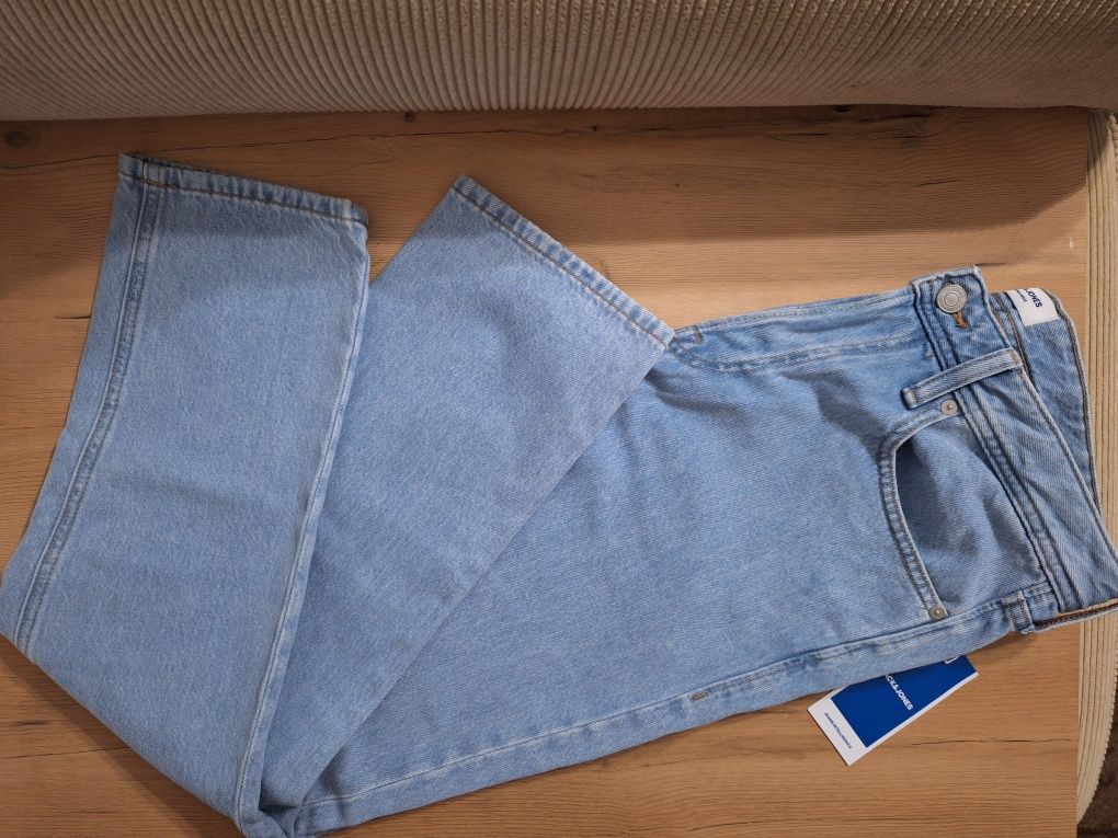 Jeansy Jack&Jones, nowe z metką, rozm. W 32 L 32, jasny denim