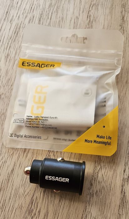 Ładowarka samochodowa szybka do telefonu smartfona 2 USB