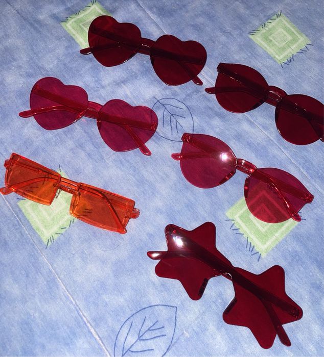 Óculos de sol festivaleiros