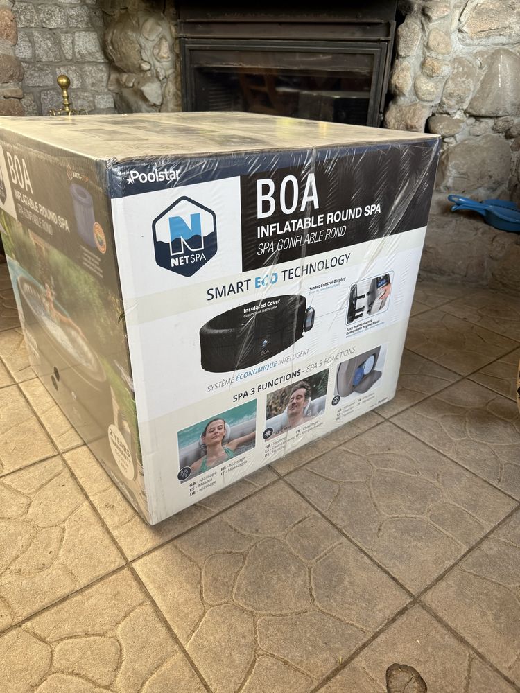 Jacuzzi Basen z hydromasażem nadmuchiwany okrągły Netspa 800 l