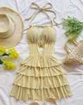 Vestido curto cor fantastica
