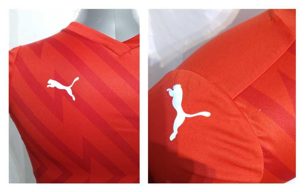 Puma t-shirt de futebol vermelha (315)
