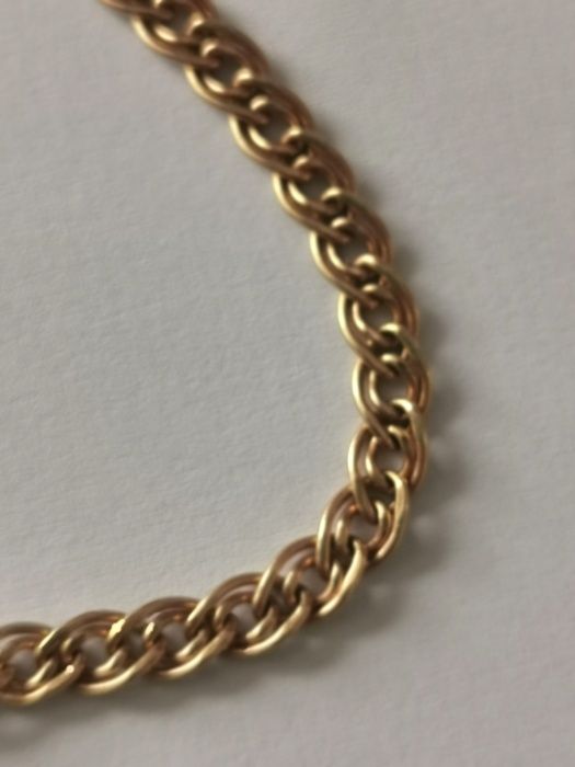 złoty łańcuszek próba złota 585 waga 5,33 g długość 53,5 cm