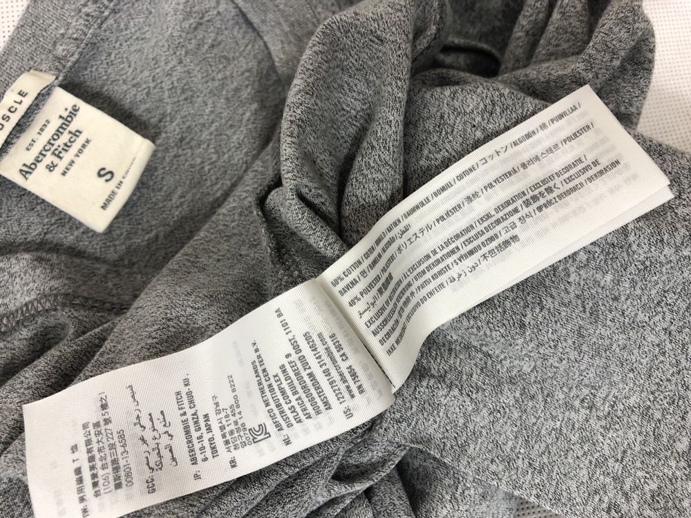 Abercrombie & Fitch roz. S męska koszulka z długim rękawem