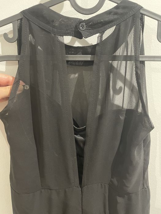 Czarna, elegancka sukienka