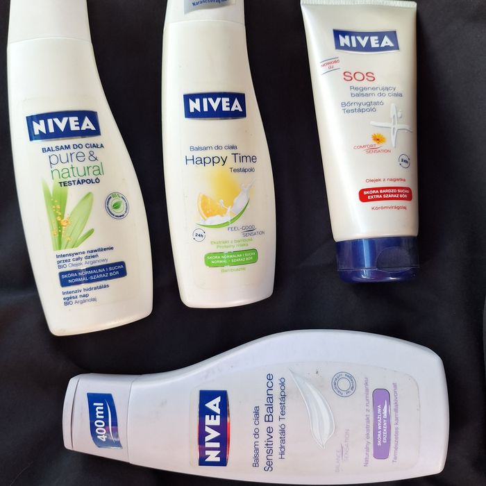 Balsam balsamy do ciała nivea zestaw różne