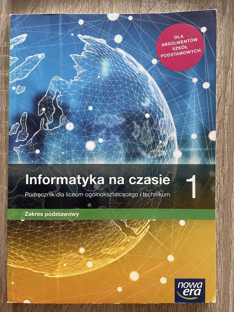 Podręcznik informatyka klasa 1 lo/tech