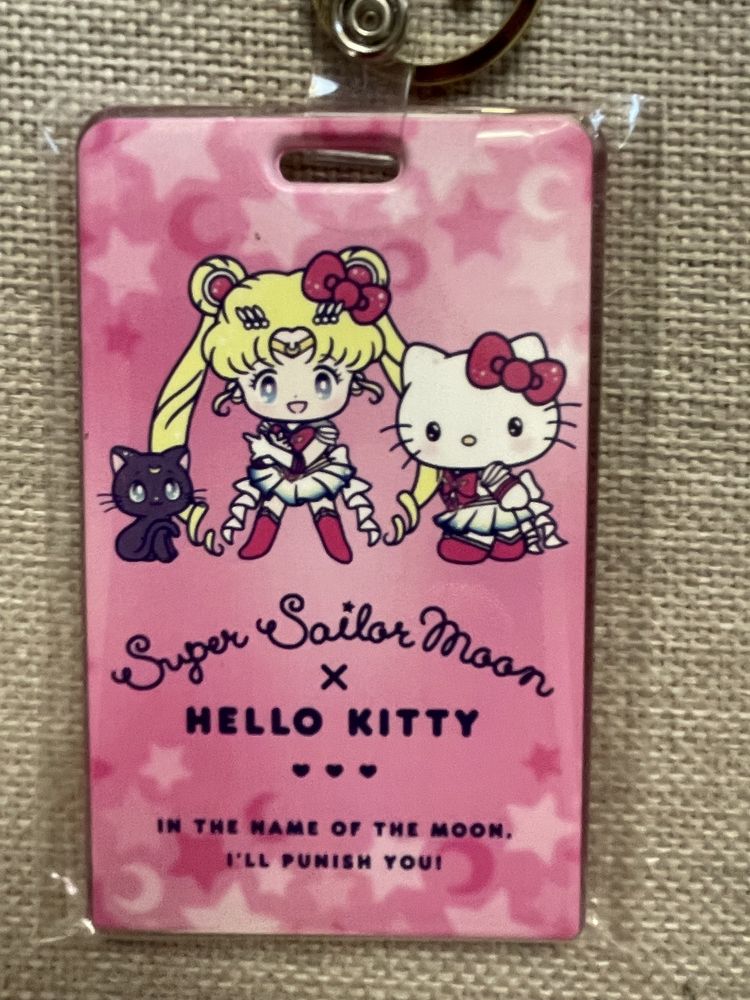 Sailor Moon Hello Kitty nowe etui case na karty piękne!
