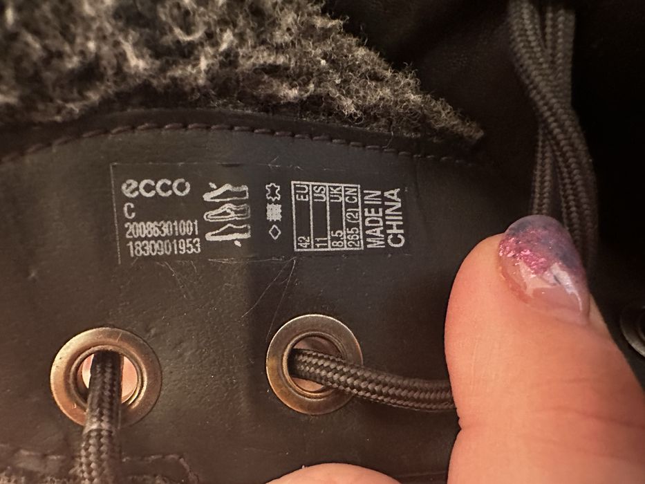 Ecco 42 розмір ботінки стан ідеальний