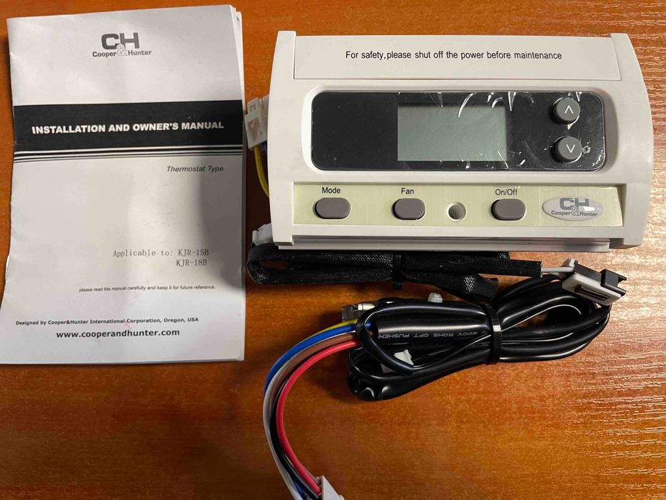 Термостат Cooper&Hunter thermostat model kjr-15b