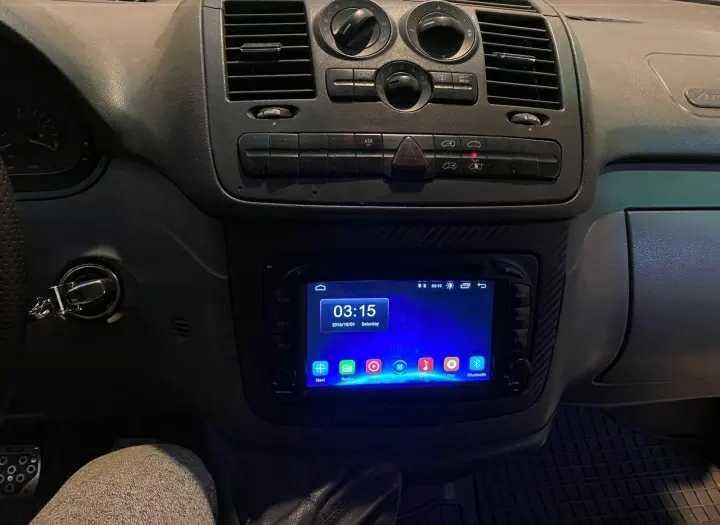 Auto Rádio Android Para Mercedes Benz W203 W209 W208 W463 Vito Viano