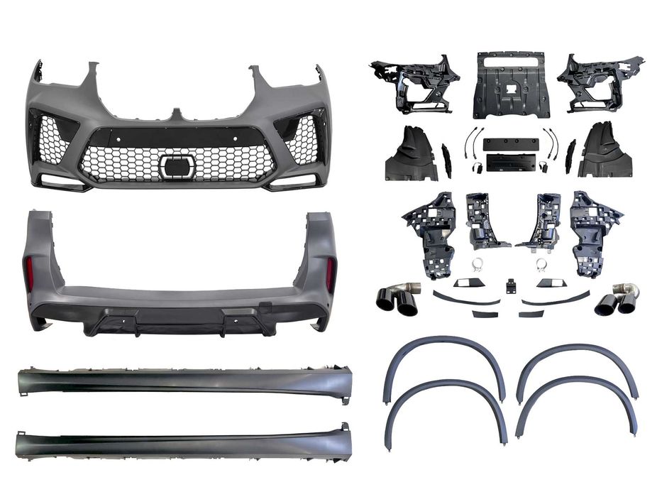 Обвес X5M на BMW X5 G05 2018-2022 стиль х5м F95 обвіс бампера бмв г05