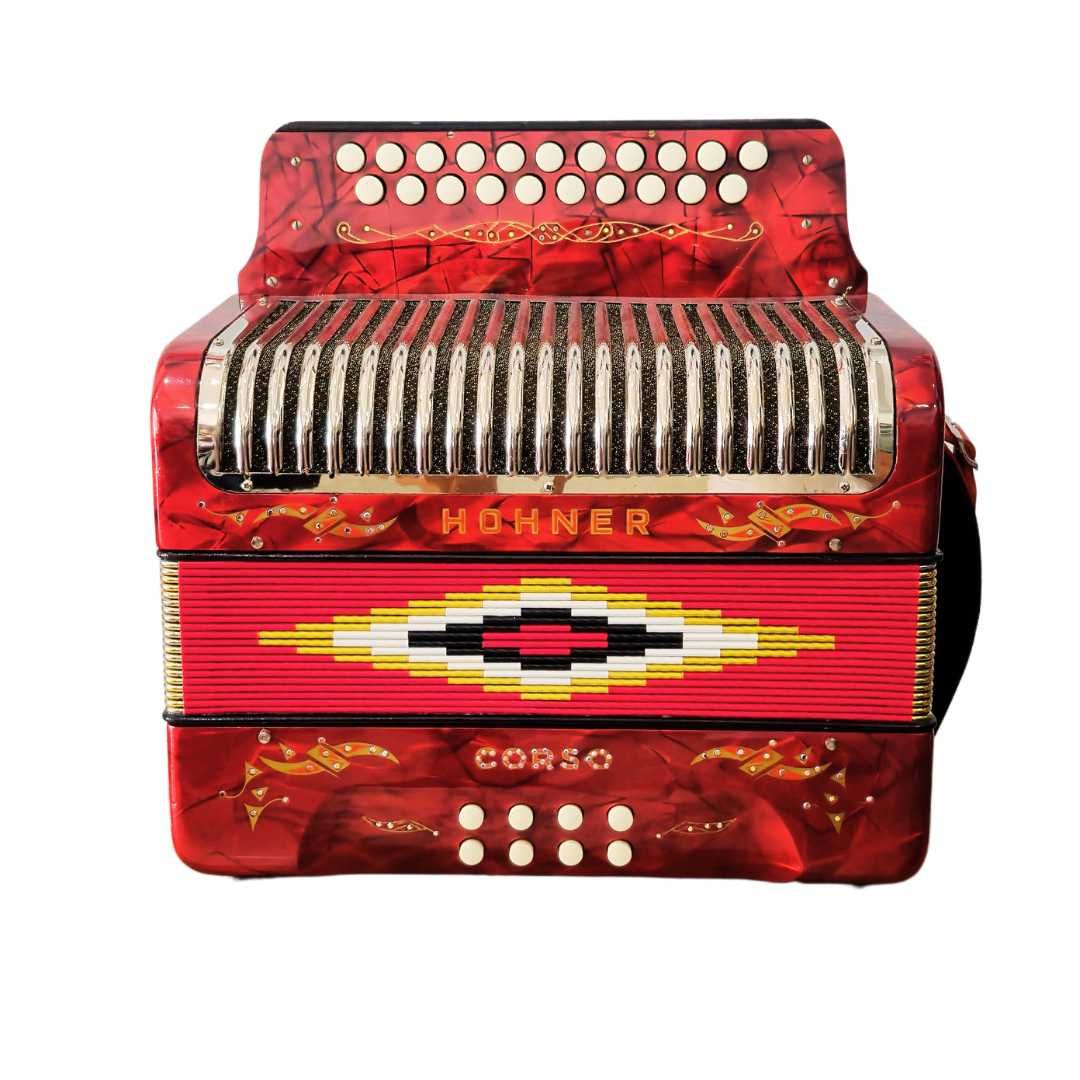 Concertina Hohner Corso - 3ª Voz - Dó Fá