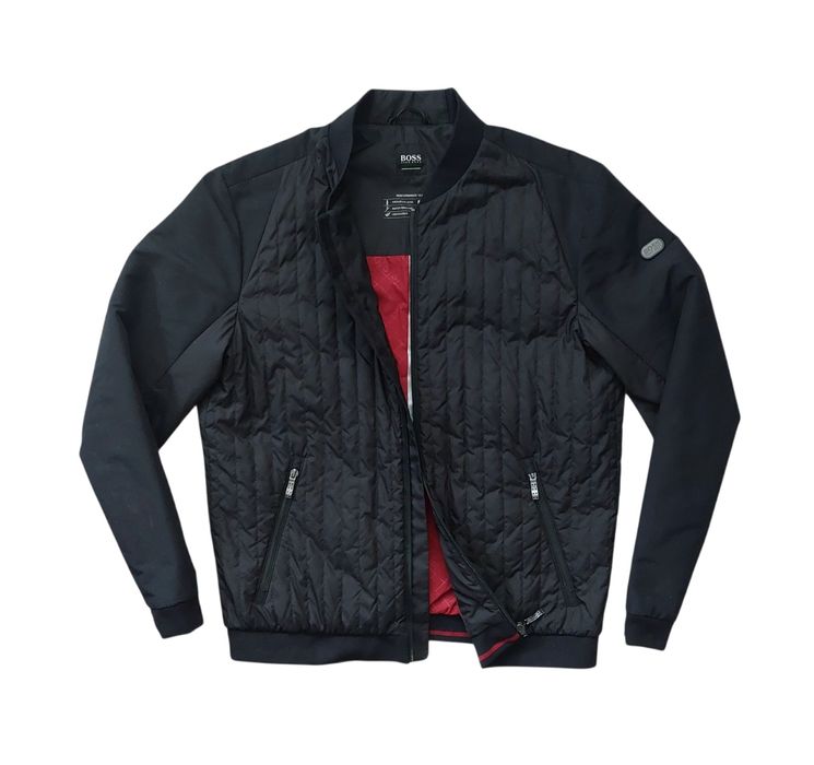 Hugo Boss nowa kurtka męska lekka bomber ocieplana Primaloft r. L