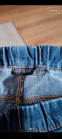 Spodnie jeans przecierane damskie rurki skiny 38)40