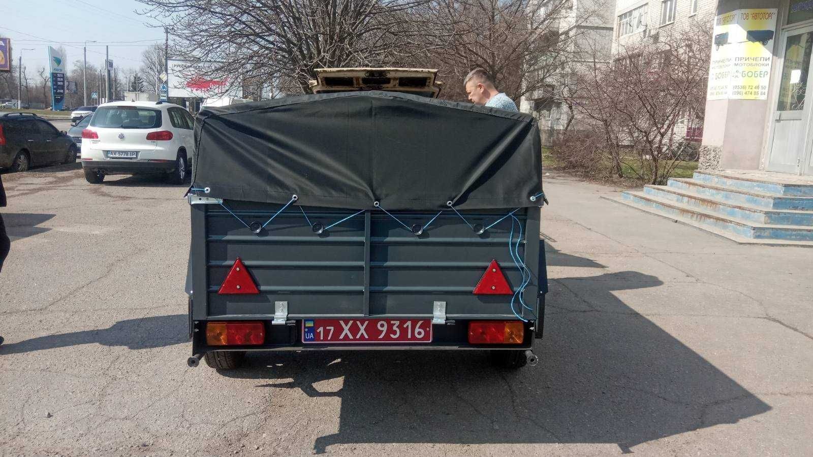Прицеп причіп новий 2300*1300*500 посилен на 1250 Доставка Документи