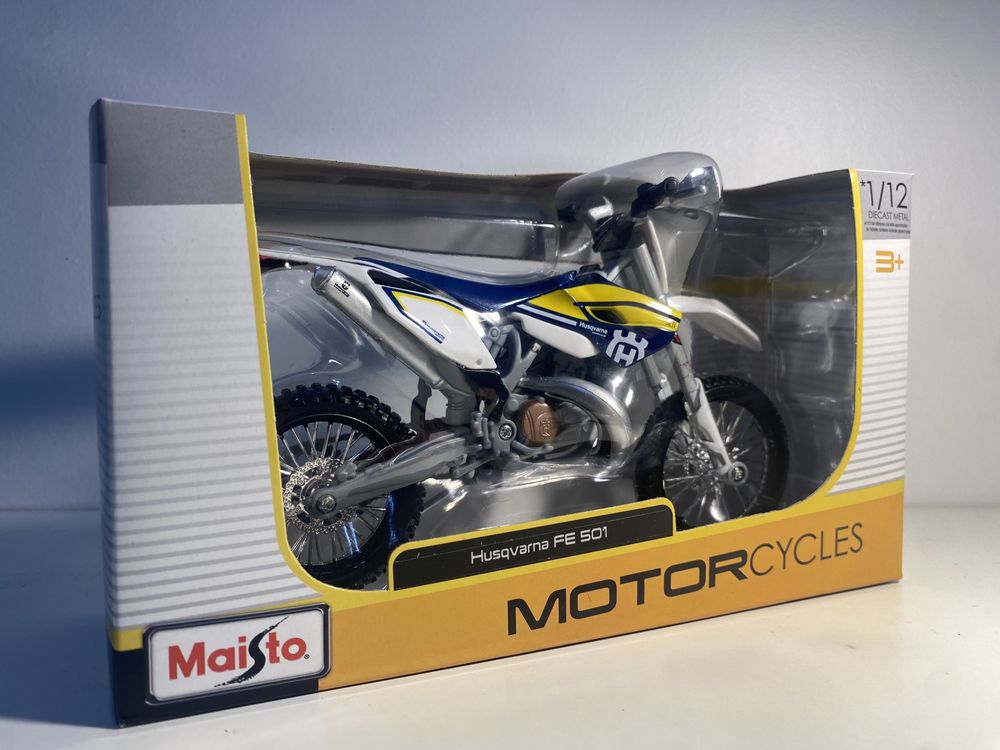 Motas miniaturas 1/12 honda crf kawasaki husqvarna bmw suzuki