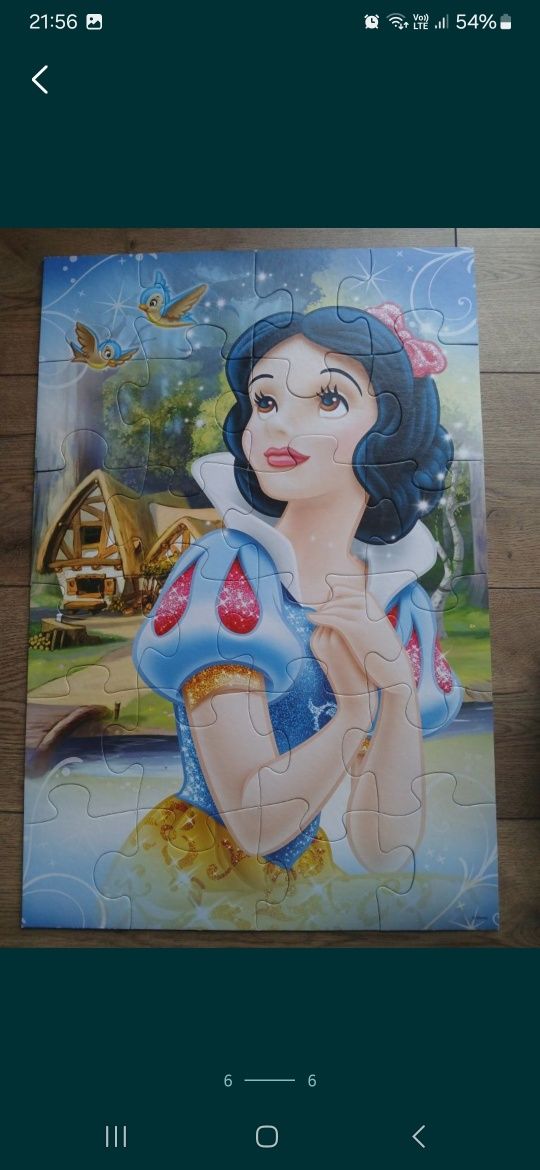 Puzzle maxi 24 elementy królewna Śnieżka