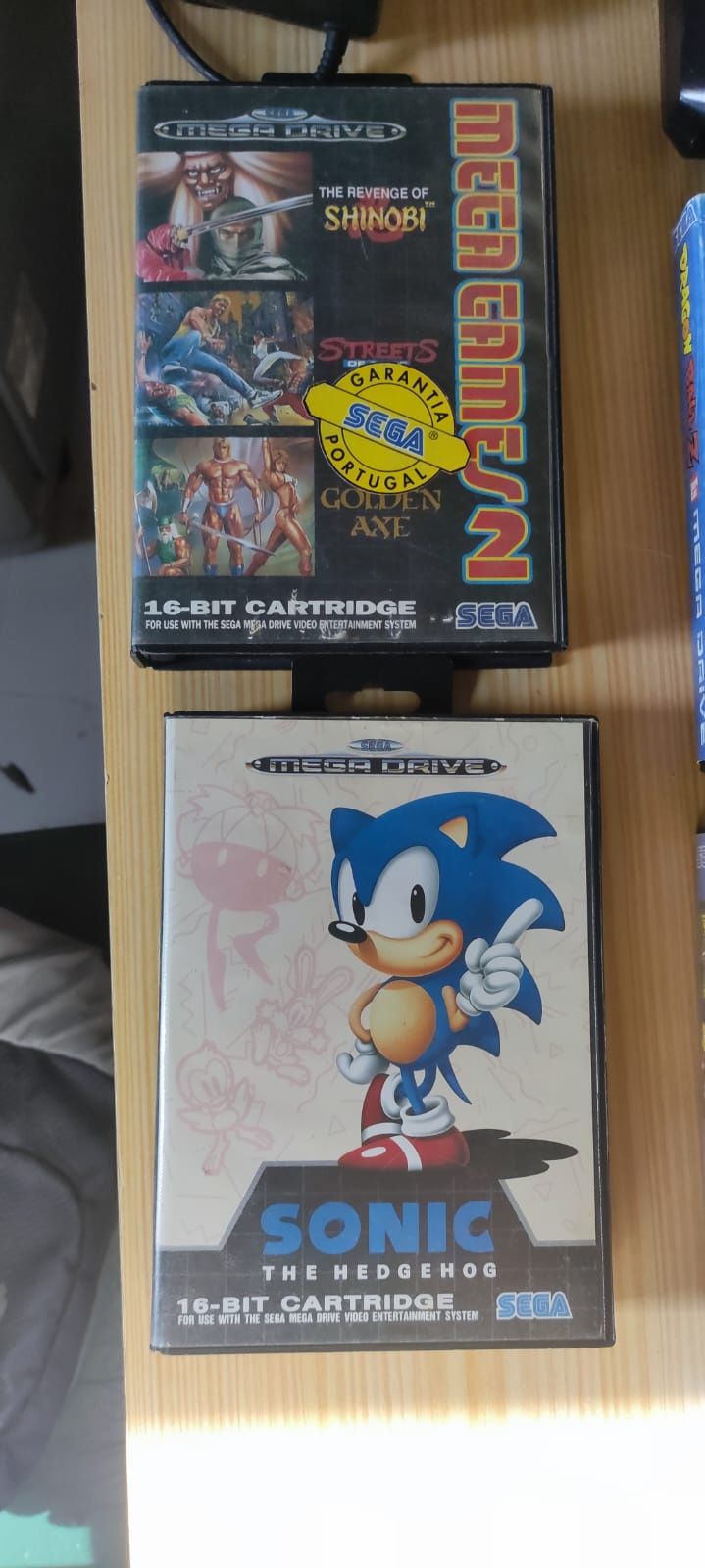 Sega Mega Drive  fitas e acessórios