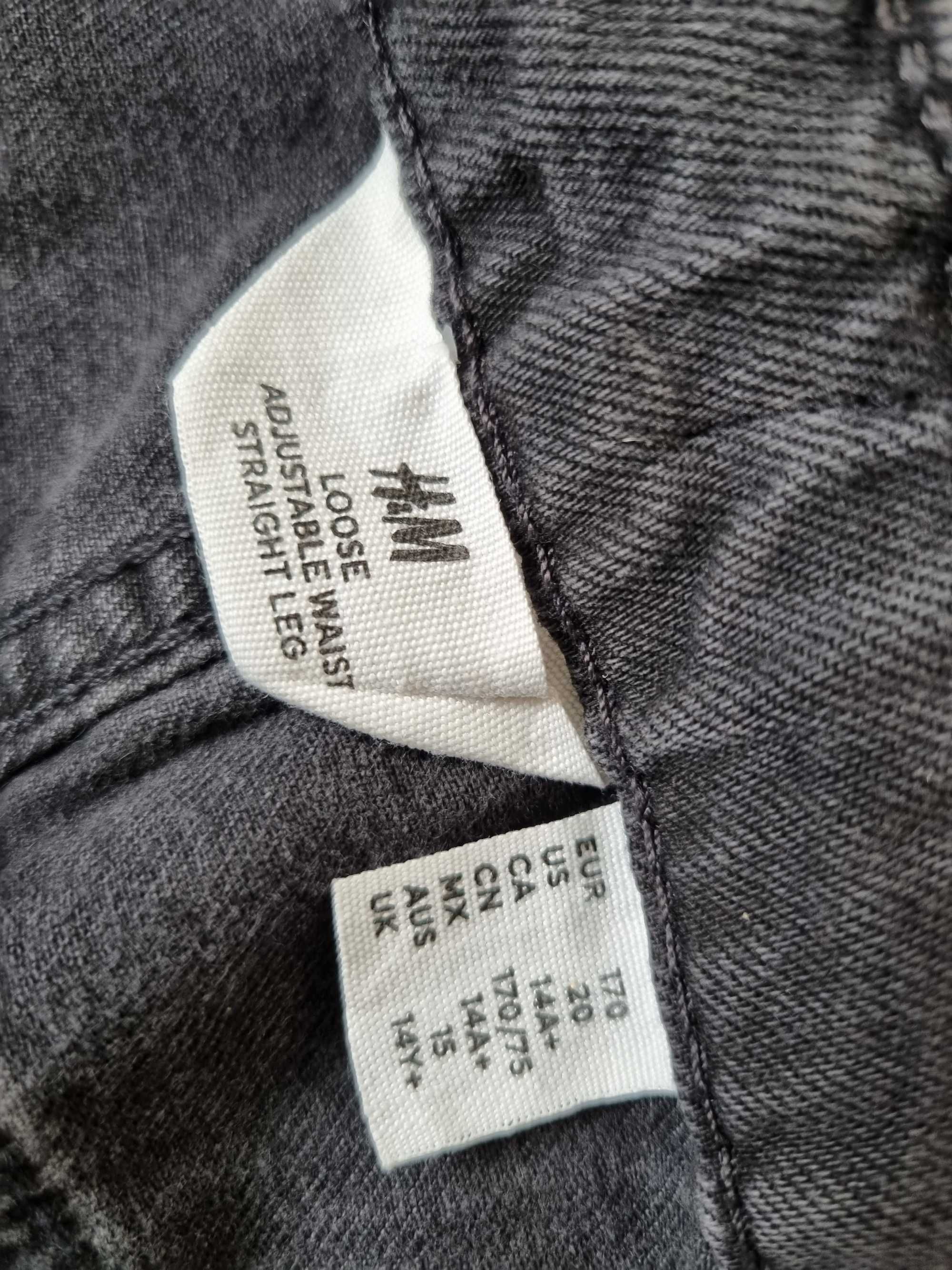 Nowe Ciemno szare spodnie H&M