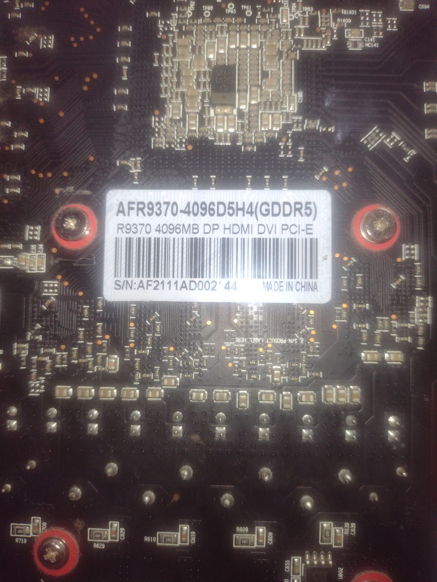 Видеокарта AMD  R9 370 4 gB.256 бит. AFOX .