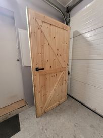 Drzwi drewniane loft 90 prawe