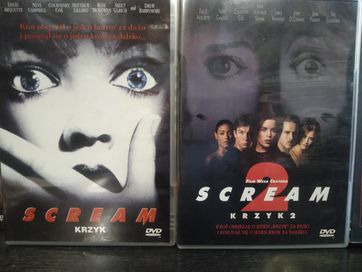 Krzyk 1,2,3,4,5 dvd (Scream) kompletna seria z polskiej dystrybucji