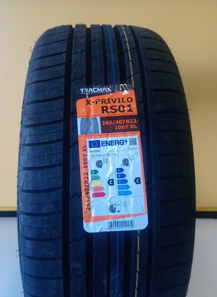Opony NOWE letnie TRACMAX 265/40R22