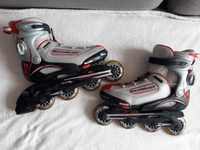 Rolki Rollerblade rozmiar 36-40, system zapinania TFS - bez sznurówek.