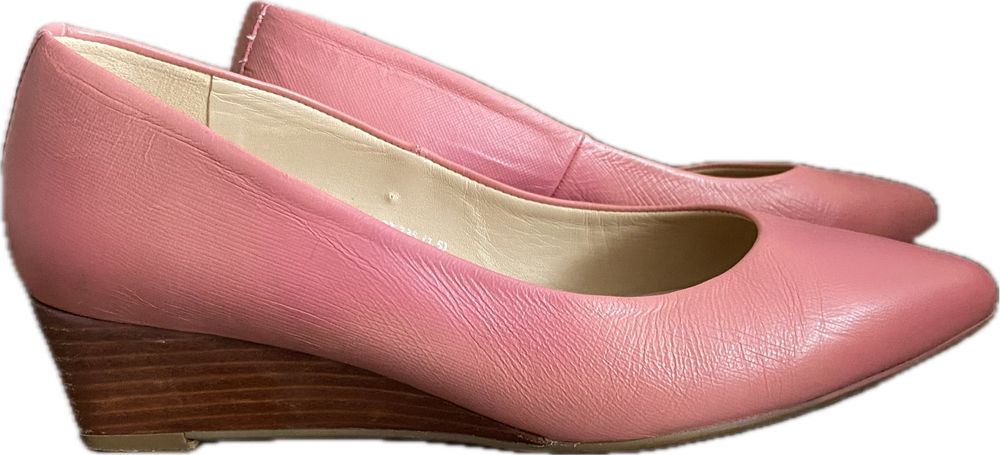 Czółenka półbuty na koturnie